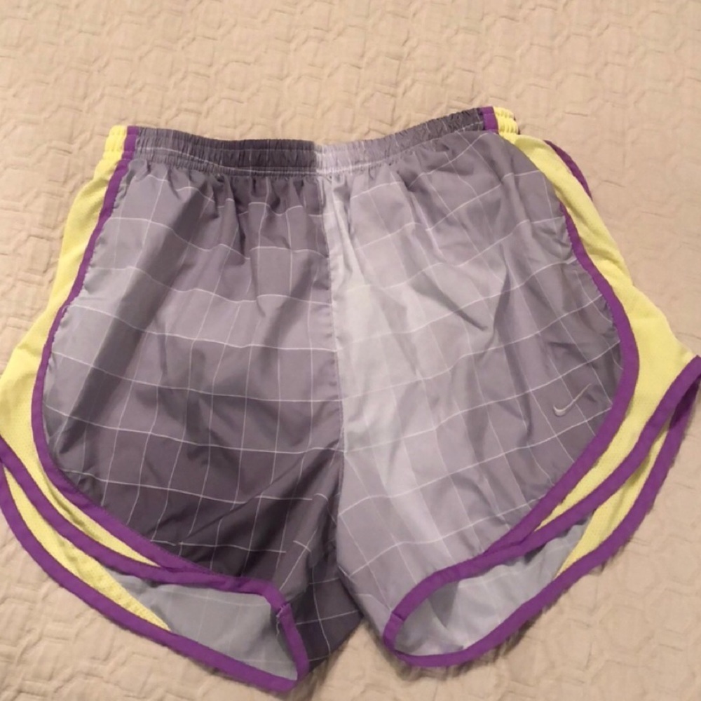 ⛱️Nike - Purple/Yellow/Gray Athletic Running Shorts - M
